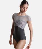 Women's Ballet Leotard with Mesh Cup Sleeves - CONCORDIA CL Vesuvio image