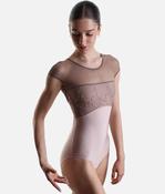 Cup Sleeve Ballet Leotard with Premium Stretch Fabric - CONCORDIA CL Rose image
