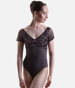 Romantic Puff Sleeves Ballet Leotard, Golden Label Collection - ILIZIA GL Abano image