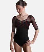 Luxury Embroidered Ballet Leotard, Icons Collection - SVETLANA DI Nero image