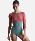 Elegant Long Sleeve Ballet Leotard, Icons Collection - DIANA DI Salvia image