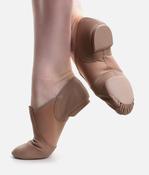 E-Series Adult Leather Slip-On Jazz Shoes, Split Sole Design - EJ2 image