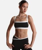 It Girl Bra - Contrast Square-Neck Sports Bra image