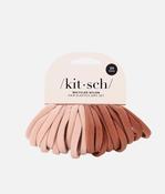 Recycled Nylon HAIR ELASTICS for All Hair Types - Soft, Strong &amp; Stylish