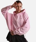 HALF ZIP HOODIE - Oversized Fit, Dramatic Sleeves &amp; Adjustable Hem