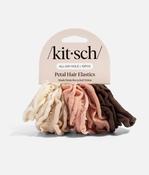 Blush Petal Hair Elastics, Blush and Neutral 10-Pack image