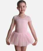 Girls’ Pink Cap Sleeve Tutu Dress, Petite Adagio - M20012C image