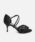 Glitter Detail Ballroom &amp; Latin Shoes, Comfort Fit &amp; 55mm Heel - PD800 image