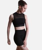 Elizabeth High-Waisted Rib Waist Dance Shorts - R90013 image
