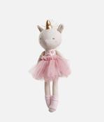 Soft Rag Doll with Tulle Tutu, ROSE GARDEN Dress &amp; Legwarmers - BABY UNICORN