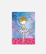 Birthday Card - Ballerina Girl
