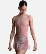 Short Velvet Ballet Skirt, Comfortable Pull-On Dance Skirt - VELA