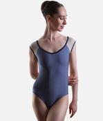 Nina Arctic Mesh Cap Sleeve Ballet Leotard image