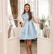 Olivia - Confirmation / Occasional Wear Dress - Sky Blue