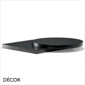 A2 A Pedrali - Black Laminate Table Top, 30mm Thick - Square, Round &amp; Rectangular - Décor for Business