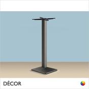 A1 Pedrali - Quadra Square Poseur Table Base - In Powder-Coated Steel in Designer Neutral Tones - Décor for Business