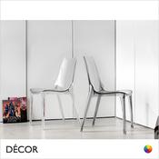 Vanity Stackable Dining Chair - In Designer Neutral Tones - Décor for Business
