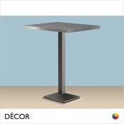 1A1 Pedrali - Quadra Square Poseur Table Base - Add Square ABS Laminate Tops in a Range of Sizes &amp; Finishes - Décor for Business