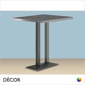 1A1 Pedrali - Quadra Twin Column Rectangular Poseur Table Base - With Rectangular 30mm Thick Laminate Tops in a Range of Sizes &amp; Finishes - Décor for Business