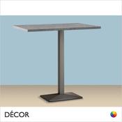 1A1 Pedrali - Quadra Rectangular Poseur Table Base - With Rectangular 30mm Thick Laminate Tops in a Range of Sizes &amp; Finishes - Décor for Business