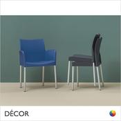 11A1 Pedrali - Ice Stackable Dining Chair with Armrests, Polypropylene - In Designer Colours &amp; Neutral Tones - Décor for Business