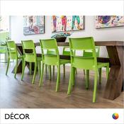 1 A 1 Sai Stackable Café Chair, Technopolymer - In Designer Colours &amp; Neutral Tones - Décor for Business