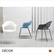 1 A 1 Décor Select - Lady B Dining Chair with a Coated-Frame - In Designer Colours &amp; Neutral Tones - Décor for Business