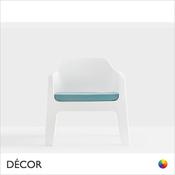 Pedrali - Plus Air Lounge Chair with Armrests &amp; Optional Cushion by Pedrali - Polypropylene - In Designer Colours &amp; Neutral Tones - Décor for Business image