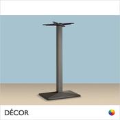 A1 Pedrali - Quadra Rectangular Poseur Table Base - In Powder-Coated Steel in Designer Neutral Tones - Décor for Business