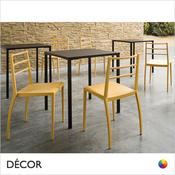 11A1 Simply Dining Table with Laminate Top, Square &amp; Rectangular, 5 Sizes - In Designer Neutral Tones - Décor for Business