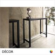 Banket Poseur Table with Compact Laminate Top, Rectangular - In Designer Neutral Tones - Décor for Business