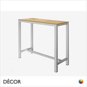 1A2 Banket Poseur Table with Laminate Top, Rectangular - In Designer Neutral Tones - Décor for Business
