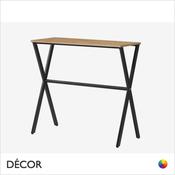 A1 ICS Poseur Table with Laminate Top, Rectangular - In Designer Neutral Tones - Décor for Business image