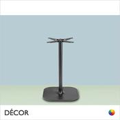 11B Rhino Rounded Square Dining Table Base - In Powder Coated Steel in Designer Neutral Tones,, Indoor &amp; Outdoor Use - Décor for Business