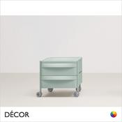Pedrali - Boxie Office Storage with Two Drawers - Powder Coated Steel &amp; Polypropylene - In Designer Colours - Décor for Home &amp; Business