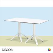1111 Nemo Double Folding Dining Table Base - Add Rectangular Compact Laminate Tops in a Range of Sizes &amp; Finishes - Décor for Home &amp; Business