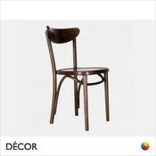 11A1 Frankfurt Dining Chair with a Wooden Seat - In Designer Satin Colours &amp; Wood Finishes - Décor for Business