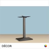 A1 Pedrali - Quadra Rectangular Dining Table Base - Powder-Coated Steel in Designer Neutral Tones - Décor for Business