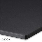 11 G Forte Black Compact Laminate Table Top, 12mm Thick - Round, Square &amp; Rectangular, For Indoor &amp; Outdoor Use - Décor for Business