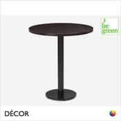 1 A A Caffè Pranzo Round Dining Table Base with a Forza Melamine Round Table Top - In Designer Finishes - Décor for Business