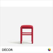 Palma Neo Classic - Rustica Low Stool with a Seat Pad in Designer Colours from the Surround Eco Leather Collection - Décor for Business