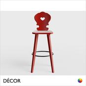 Décor Select - Vienna Bar Stool in Natural or Stained Ash, Bar and Counter Height - In Designer Colours and Wood Finishes - Décor for Business
