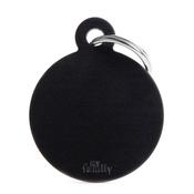 Round Tag, Medium, Black image