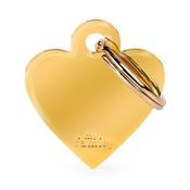 Heart Tag, Small, Gold image