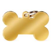 Bone Tag, Small, Gold image