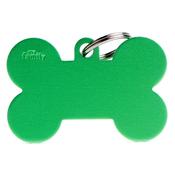 Bone Tag, Medium, Green