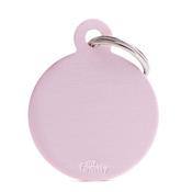 Round Tag, Medium, Pink image