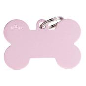 Bone Tag, Large, Pink image