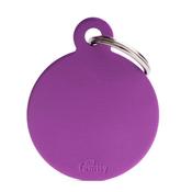 Round Tag, Medium, Purple image