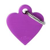 Heart Tag, Small, Purple